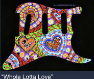 "Whole Lotta Love" - 3 ply Strat style, SSS