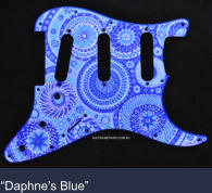 "Daphne's Blue" - 3 ply Strat style SSS