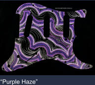 "Purple Haze" - 3 ply Strat style SSS